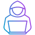 Cybercrime detection icon